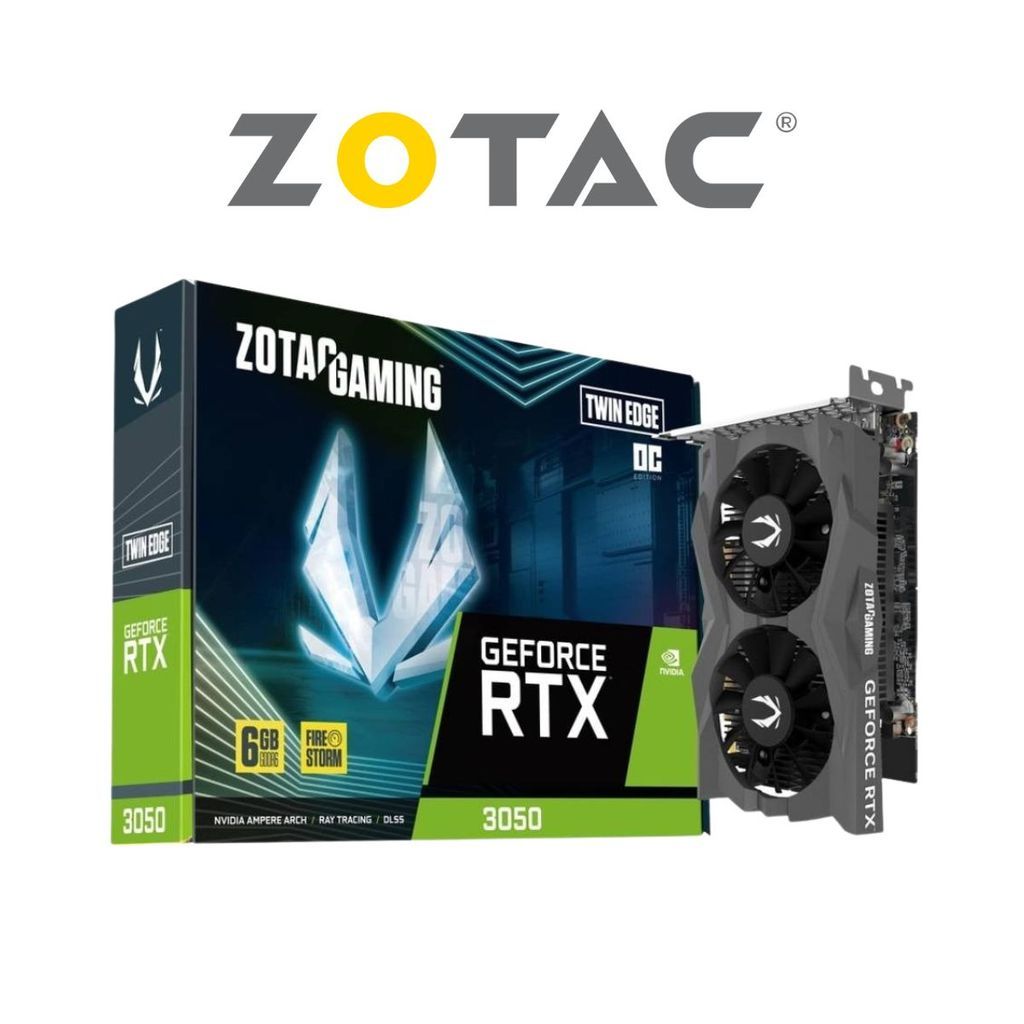 ZOTAC GAMING GEFORCE RTX 3050 6GB TWIN EDGE OC รับประกัน 3 ปี