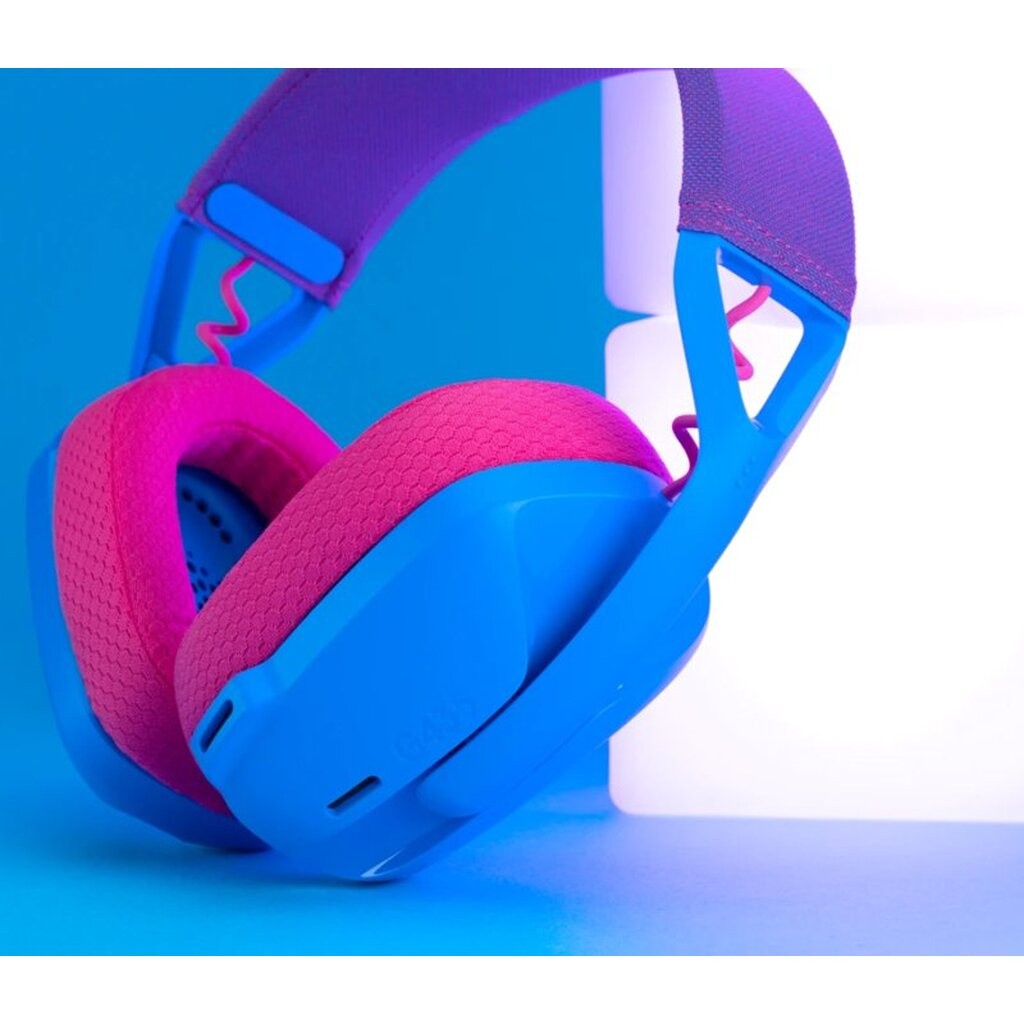 LOGITECH G435 หูฟังเกมมิ่งไร้สาย *สีฟ้า* ULTRA-LIGHT WIRELESS BLUETOOTH HEADPHONE รับประกัน ...