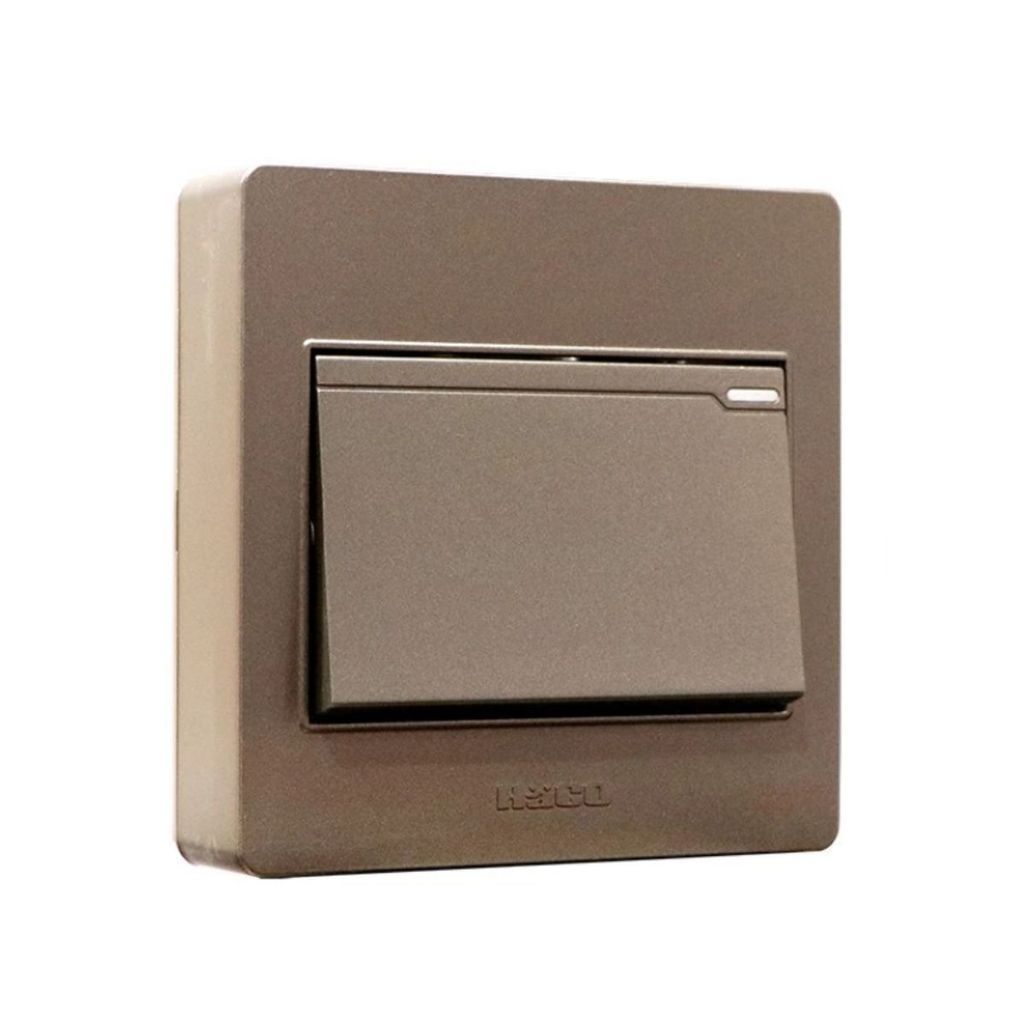 HACO เต้ารับเดี่ยว-สวิตช์ทางเดียว รุ่น M3N-S11/S21/S31/E10/E11/E20, M4N-E21/E30 รับประกัน 1 ปี