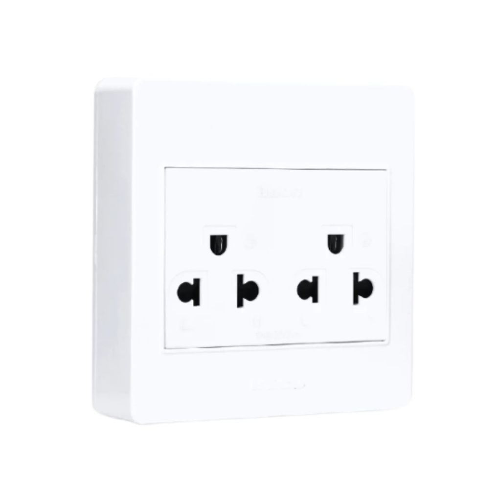 HACO เต้ารับเดี่ยว-สวิตช์ทางเดียว รุ่น M3N-S11/S21/S31/E10/E11/E20, M4N-E21/E30 รับประกัน 1 ปี