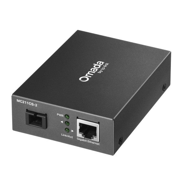 TP-Link MC211CS-2 / MC212CS-2 OMADA  อุปกรณ์แปลงสัญญาณเน็ตเวิร์ก Gigabit WDM Media Converter ประกันศูนย์ไทย