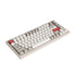 Keychron V5 Max QMK/VIA Wireless Custom Mechanical Keyboard Retro Red/Banana Switch