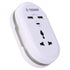 Toshino DE-3UPD PD CHARGER ปลั๊กแปลง 1ช่อง 2USB PD 38W (Type-C) ระบบป้องกันไฟ ขาปลั๊กพับได้ ปลั๊กพ่วง