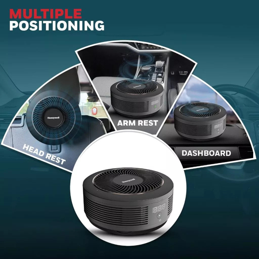 (มีส่งด่วน)Honeywell เครื่องฟอกอากาศในรถยนต์ Move Pure Car Air Purifier กรองฝุ่น PM 2.5 / PM 10 ประกัน 2 ปี