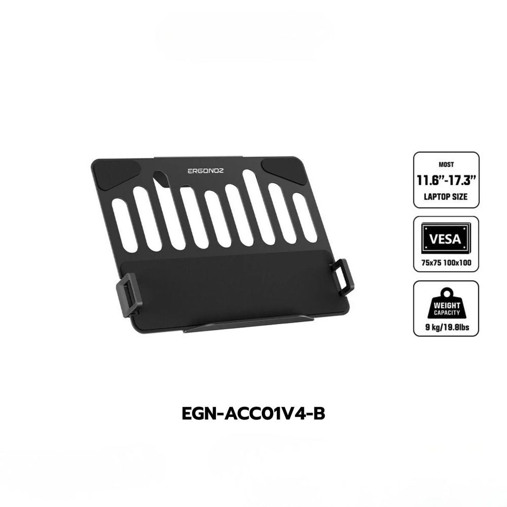 Ergonoz Laptop Holder V.4 ที่วางแล็ปท็อปEGN-ACC01V4-B/  EGN-ACC01V4-B-F(มีพัดลม)