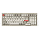 Keychron V5 Max QMK/VIA Wireless Custom Mechanical Keyboard Retro Red/Banana Switch