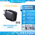 VOLTME ADAPTER CHARGER(อะแดปเตอร์) REVO 20W DUO LITE 2xUSB-C V2019TH Black รับประกัน 2 ปี