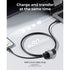 VOLTME CHARGING CABLE (สายชาร์จ) POWERLINK EDC 100W USB-C 1.2M C2278 Black รับประกัน 2 ปี