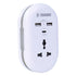 Toshino DE-3UPD PD CHARGER ปลั๊กแปลง 1ช่อง 2USB PD 38W (Type-C) ระบบป้องกันไฟ ขาปลั๊กพับได้ ปลั๊กพ่วง