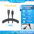 VOLTME CHARGING CABLE (สายชาร์จ) POWERLINK EDC 100W USB-C 1.2M C2278 Black รับประกัน 2 ปี