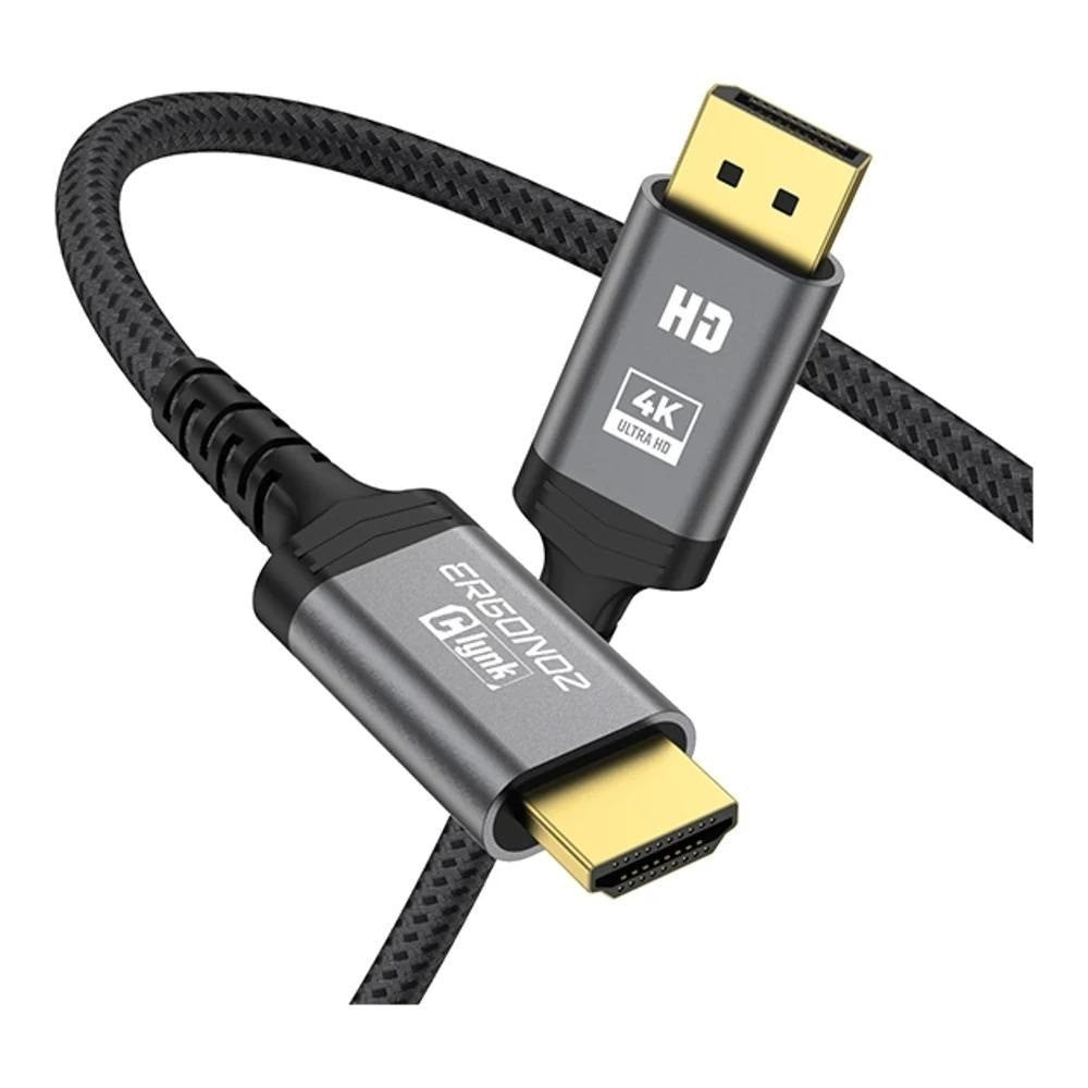 ERGONOZ สาย Displayport to HDMI 4K / 30Hz / 2M. (EGN-CL-DP2HD4K30-2M) รับประกัน 2 ปี