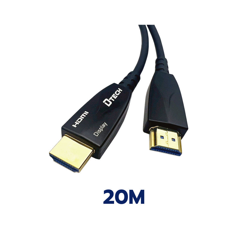 DTECH สาย HDMI Fiber optic ความเร็วสูง 4K 60Hz 18 Gbps v2.0 ความยาว 5-30M รับประกัน 1 ปี