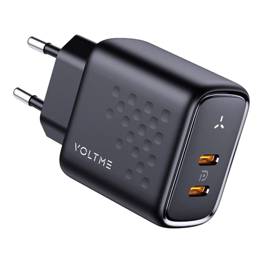 VOLTME ADAPTER CHARGER (อะแดปเตอร์) REVO 45W DUO CC V2111TH Black รับประกัน 2 ปี