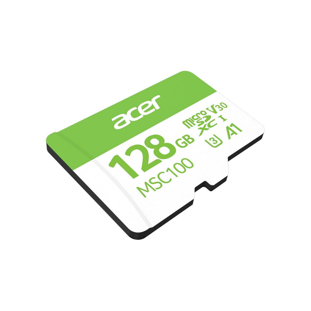 ACER MICRO SD (ไมโครเอสดีการ์ด) MSC100 128GB READ 100MB/s WRITE 45MB/s (ZC.A01ST.0K3) WARRANTY 5 Y.