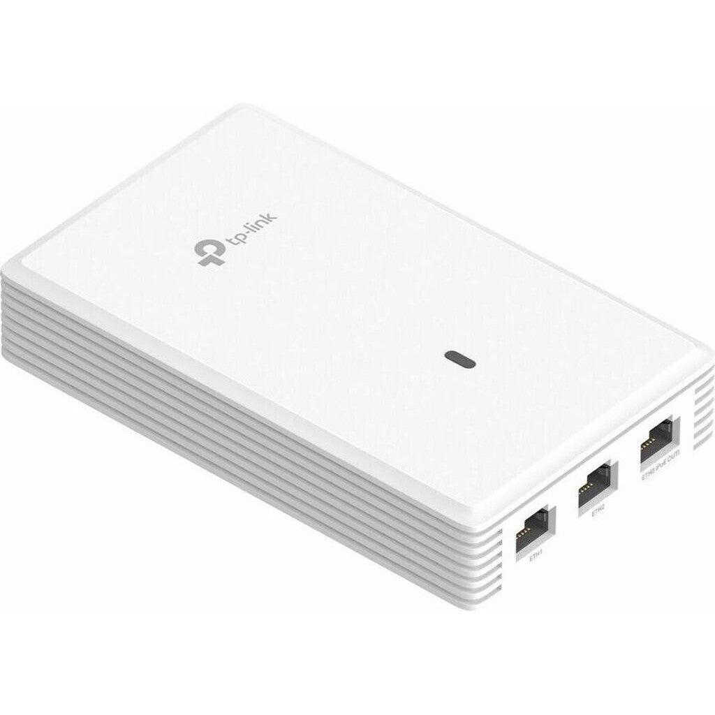 TP-LINK OMADA EAP725-Wall เครื่องกระจายสัญญาณไวไฟ  BE5000 Wall Plate Wi-Fi 7 Access Point แบบติดผนัง