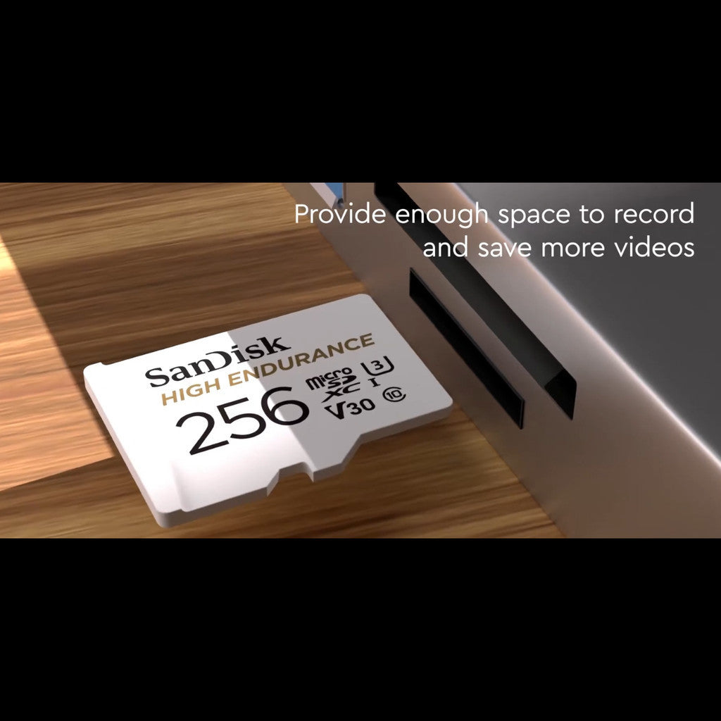SANDISK MICRO SD (ไมโครเอสดี) SDSQQNR 256GB (SDSQQNR-256G-GHEIA) WARRANTY 2 YEAR