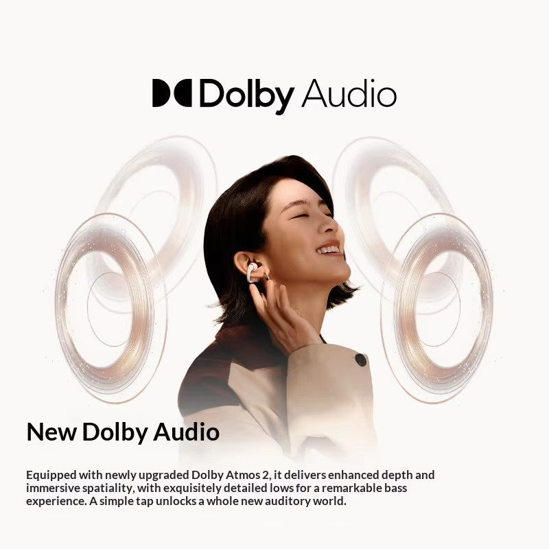 Shokz OpenDots 2 E320 หูฟังไร้สาย Clip-On พร้อมระบบเสียง Dolby Audio รับประกัน 2 ปี