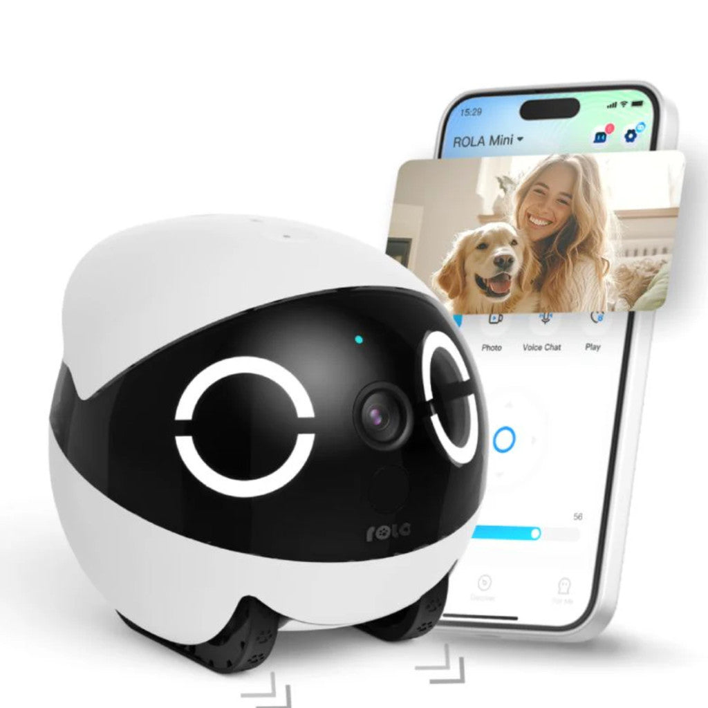Enabot หุ่นยนต์ดูแลสัตว์เลี้ยง Rola Mini กล้องคมชัดระดับ 2K ประกัน 1 ปี