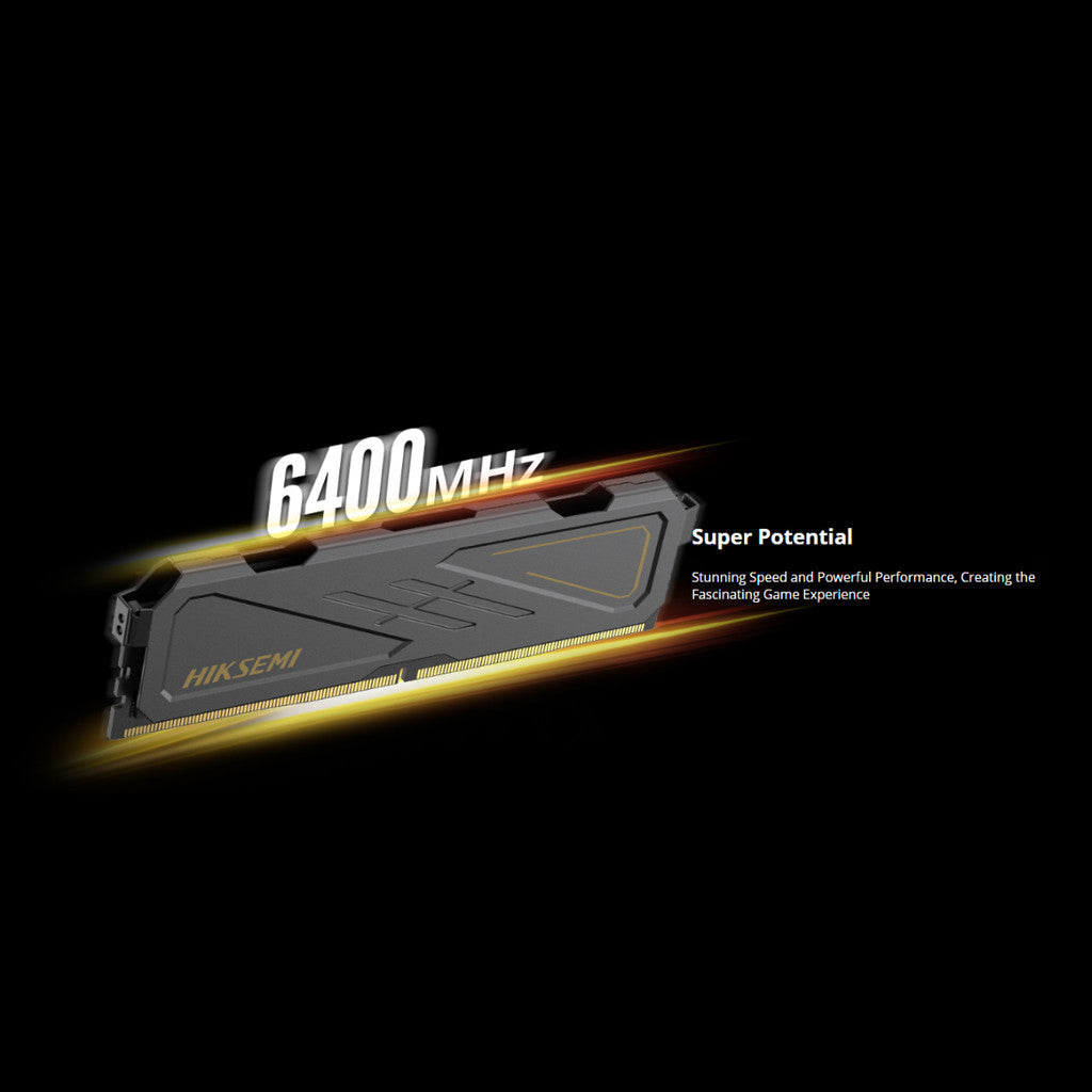 HIKSEMI RAM (แรม) ARMOR UDIMM 16GB (BLACK) DDR4 3200MHz (HSC416U32D2 16G) LIFETIME WARRANTY