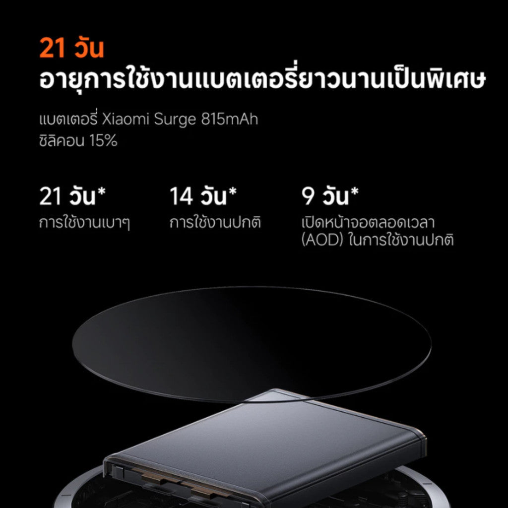 Xiaomi Watch S5 (46mm) smart watch | นาฬิกาอัจฉริยะ หน้าจอสัมผัส AMOLED | ตรวจสุขภาพ | แบตเตอรี่ใช้งานยาว