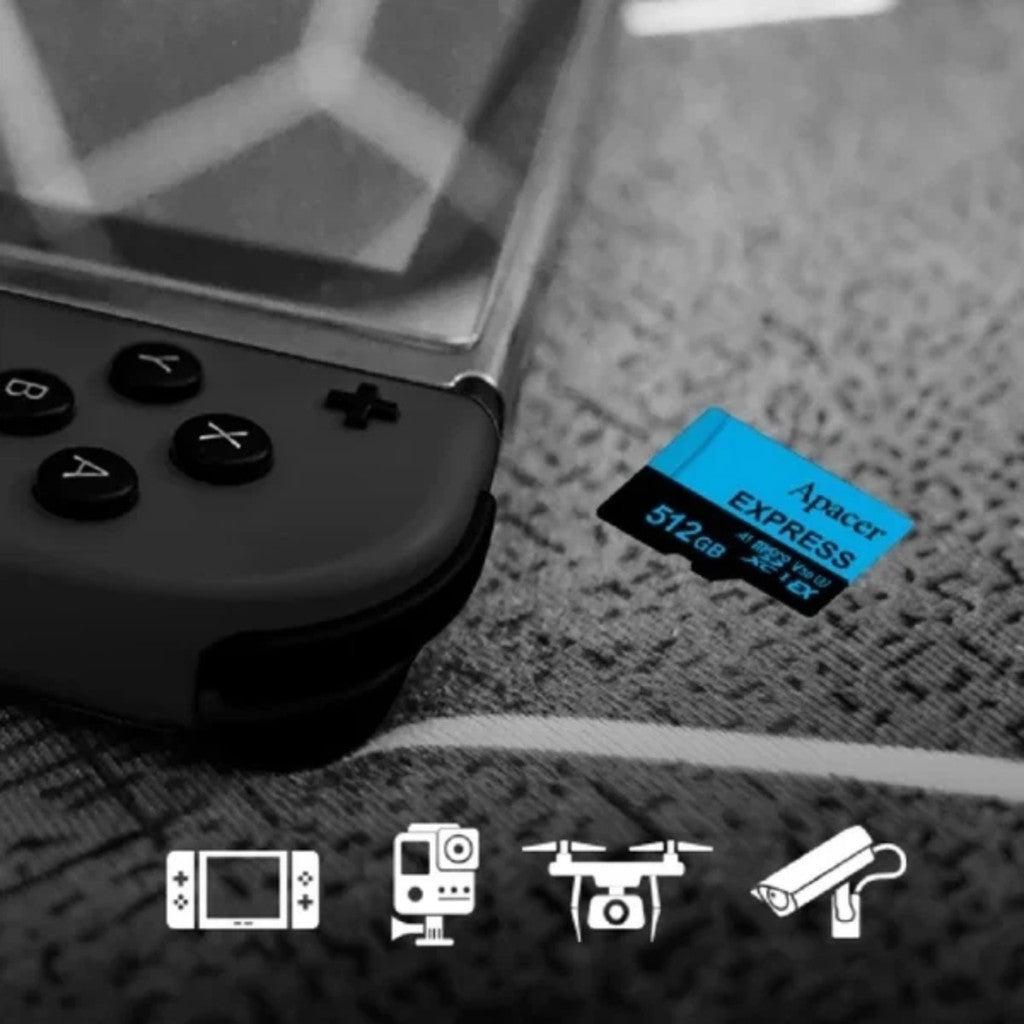 APACER MicroSD (การ์ดความจำ) microSDXC Express 512GB (ZC.A01st.0f4) WARRANTY 5 YEAR