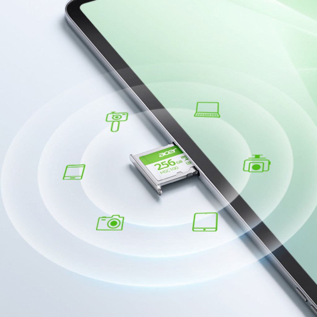 ACER MICRO SD (ไมโครเอสดีการ์ด) MSC100 64GB READ 100MB/s WRITE 30MB/s (ZC.A01ST.0JE) WARRANTY 5 Y.