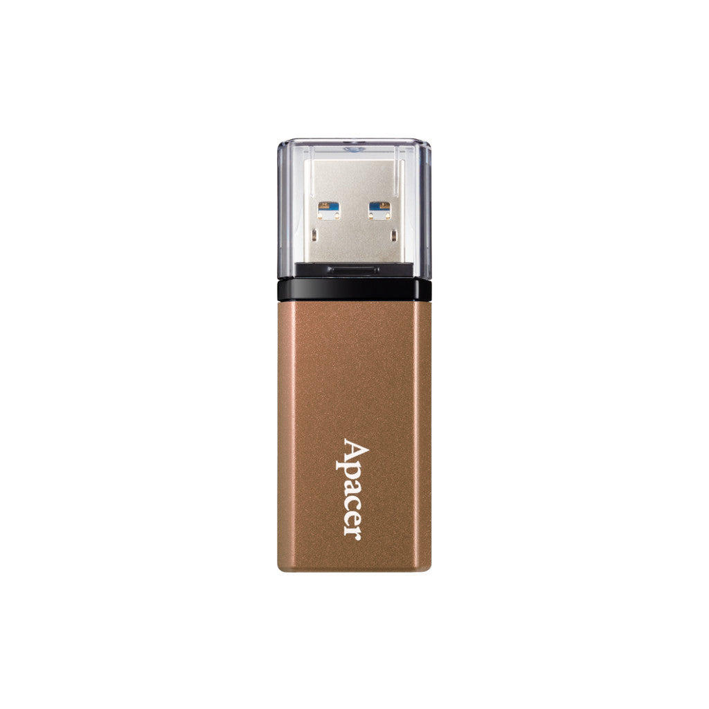 APACER FLASH DRIVE (แฟลชไดรฟ์) AH25C 32GB USB 3.2 Gen 1 (Classical Bronze) WARRANTY 5 YEAR