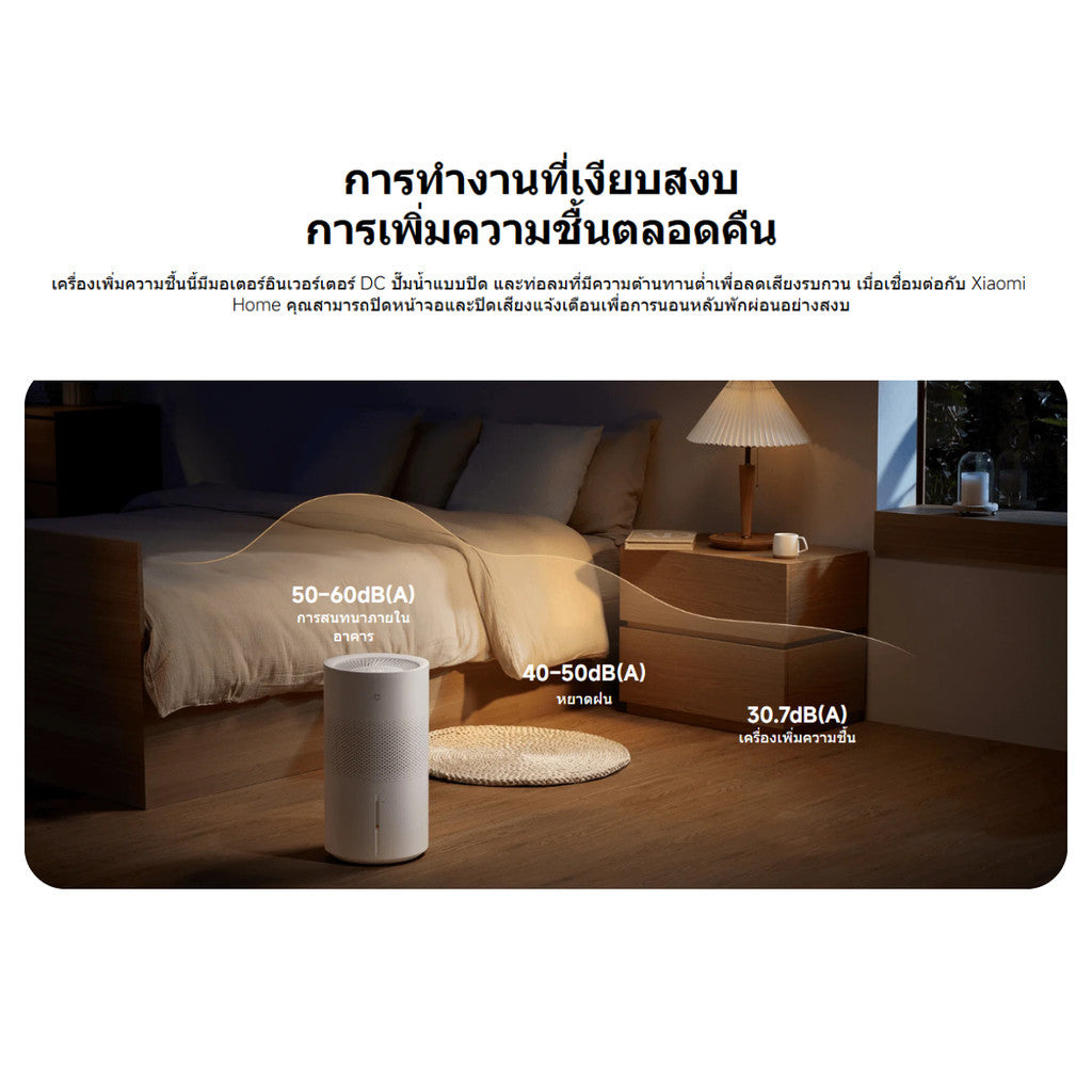 Xiaomi Mijia Smart Evaporative Humidifier Pro พ่นไอน้ำ I การควบคุมความชื้นอัจฉริยะ I เครื่องทำความชื้นอัจฉริยะ