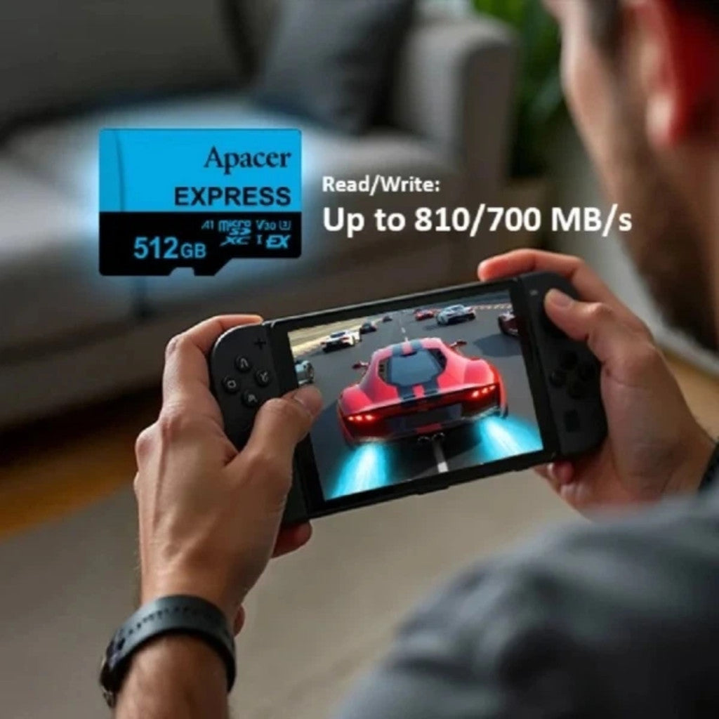 APACER MicroSD (การ์ดความจำ) microSDXC Express 512GB (ZC.A01st.0f4) WARRANTY 5 YEAR
