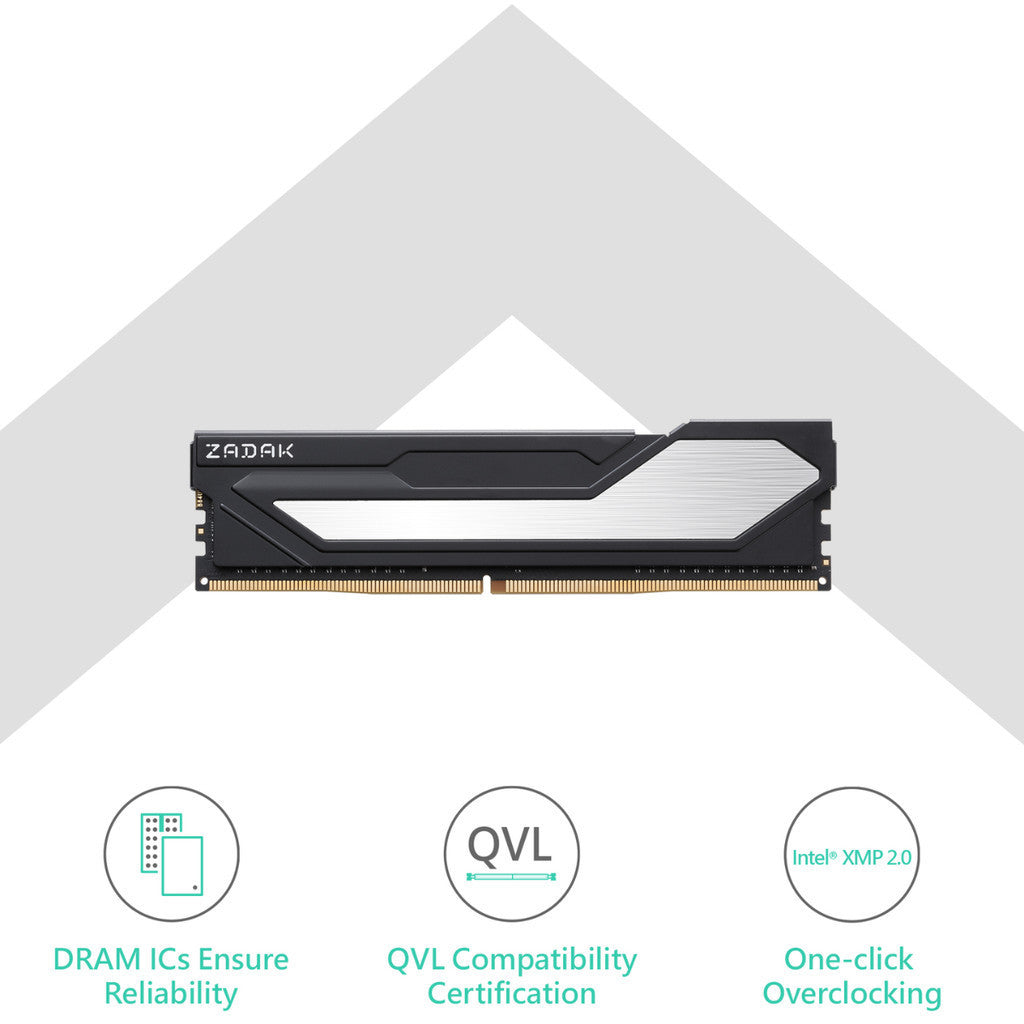 ZADAK RAM (แรม) TWIST 16GB(8x2) DDR4 3200MHz (ZD4-TWS32C28-16GYB2) LIFETIME WARRANTY