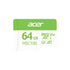 ACER MICRO SD (ไมโครเอสดีการ์ด) MSC100 64GB READ 100MB/s WRITE 30MB/s (ZC.A01ST.0JE) WARRANTY 5 Y.