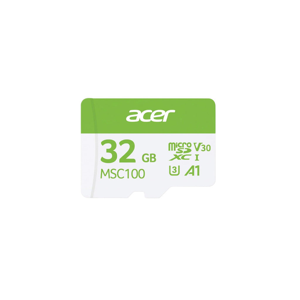 ACER MICRO SD (ไมโครเอสดีการ์ด) MSC100 32GB READ 100MB/s WRITE 10MB/s (ZC.A01ST.0HW) WARRANTY 5 Y.