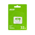ACER MICRO SD (ไมโครเอสดีการ์ด) MSC100 32GB READ 100MB/s WRITE 10MB/s (ZC.A01ST.0HW) WARRANTY 5 Y.