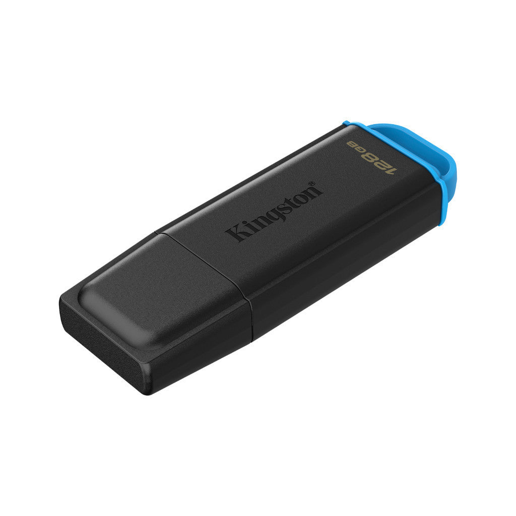 KINGSTON FLASH DRIVE (แฟลชไดรฟ์) DTXG2 128GB USB 3.2 Gen 1 (Sea Blue) WARRANTY 5 YEAR