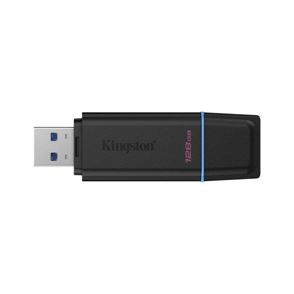 KINGSTON FLASH DRIVE (แฟลชไดรฟ์) DTXG2 128GB USB 3.2 Gen 1 (Sea Blue) WARRANTY 5 YEAR