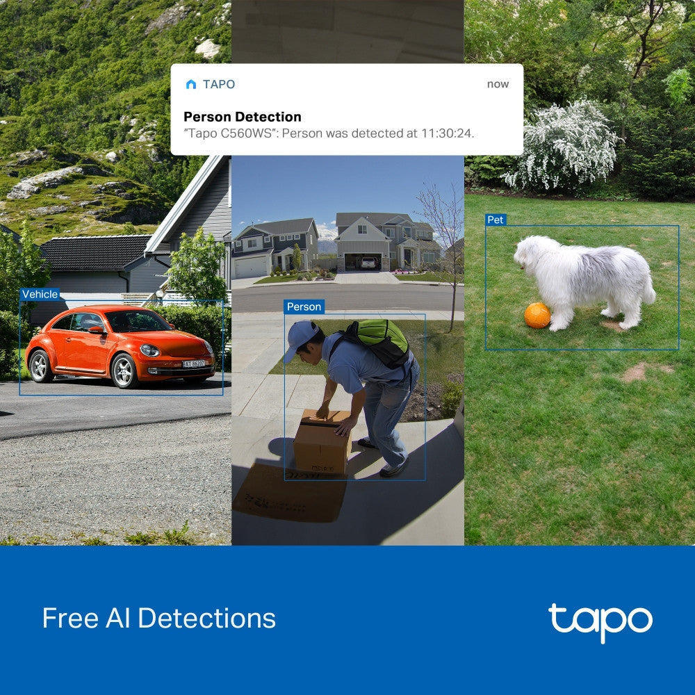 TP-Link Tapo C560WS -  4K 8MP Outdoor Pan/Tilt Security Wi-Fi Camera
