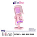 ไมค์คอนเดนเซอร์ USB MICROPHONE: FIFINE - AM6 RGB  (Black , White , Pink)