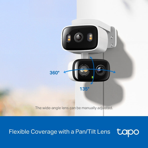 Tapo C246D 6MP Indoor/Outdoor Dual Lens Pan/Tilt Security Camera