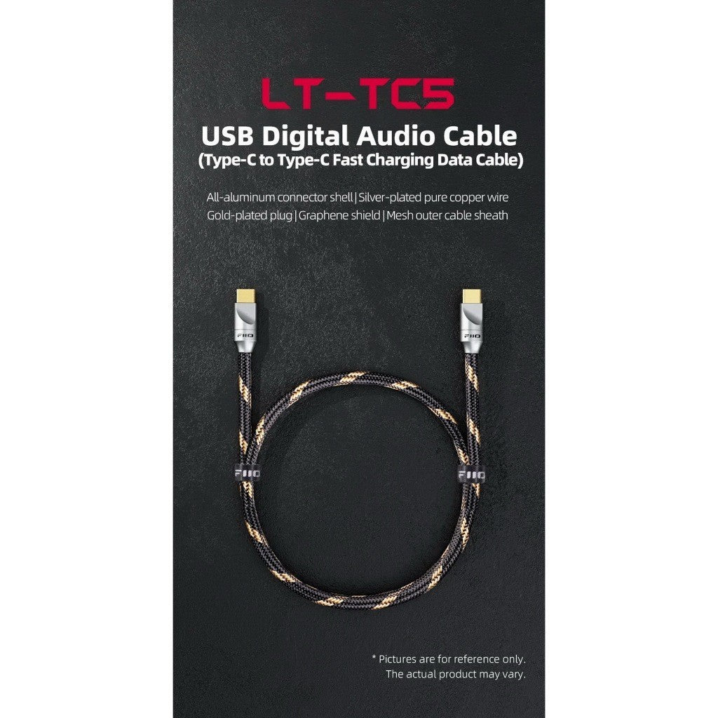 FiiO LT-TC5 สายชาร์จหัว TypeC เป็น TypeC เครื่องเสียง DAP, DAC,Smartphone ประกัน 1 เดือน