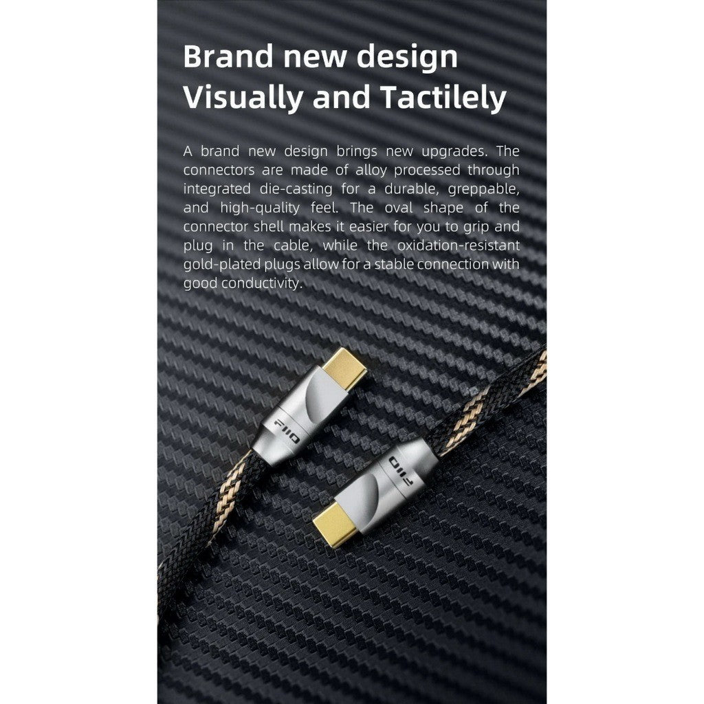 FiiO LT-TC5 สายชาร์จหัว TypeC เป็น TypeC เครื่องเสียง DAP, DAC,Smartphone ประกัน 1 เดือน