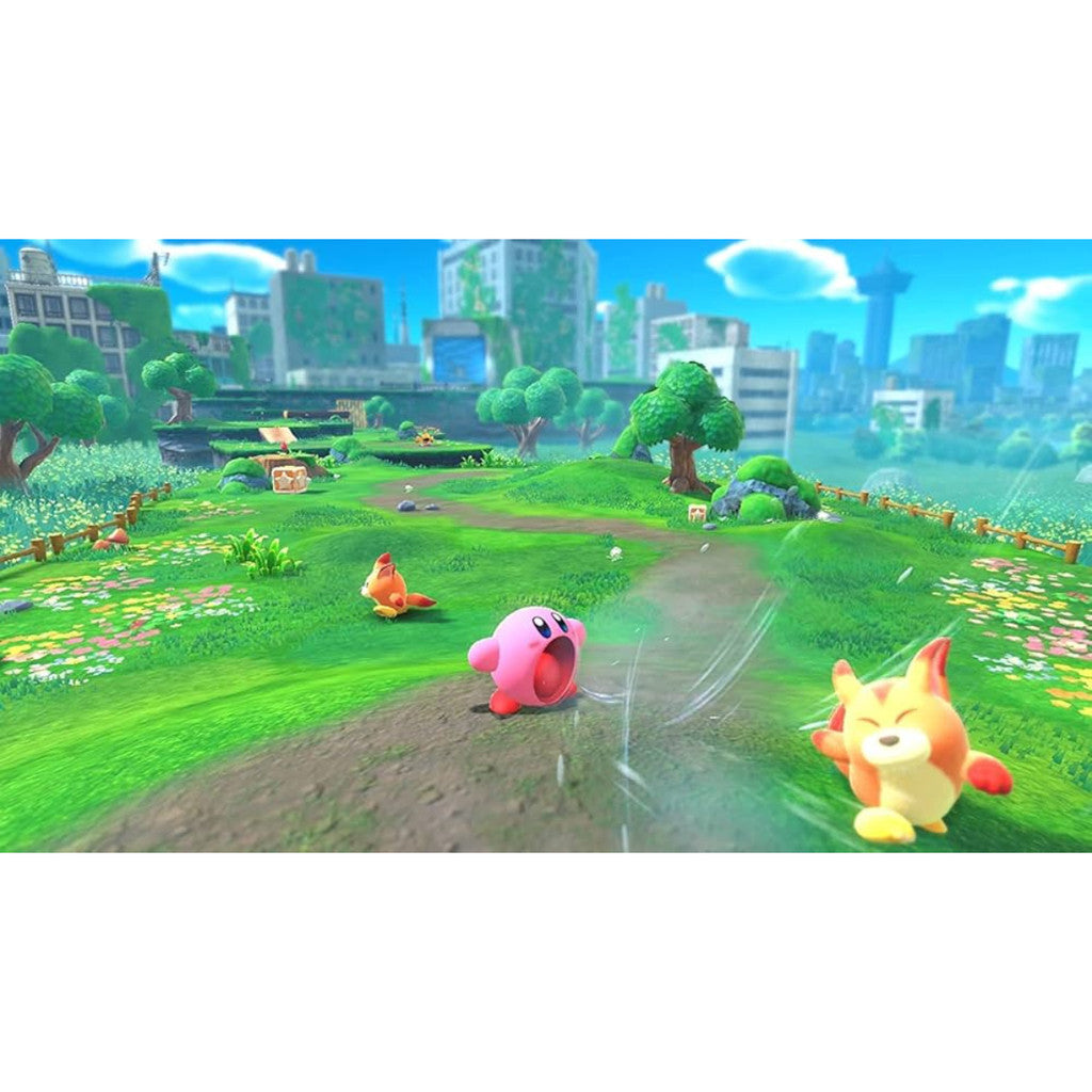 Nintendo Switch 2 : Kirby and the Forgotten Land + Star-Crossed World แผ่นเกมมือหนึ่ง