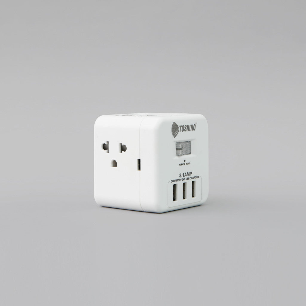 TOSHINO CU20PD/CU43USB/CU42 หัวปลั๊กเเปลง