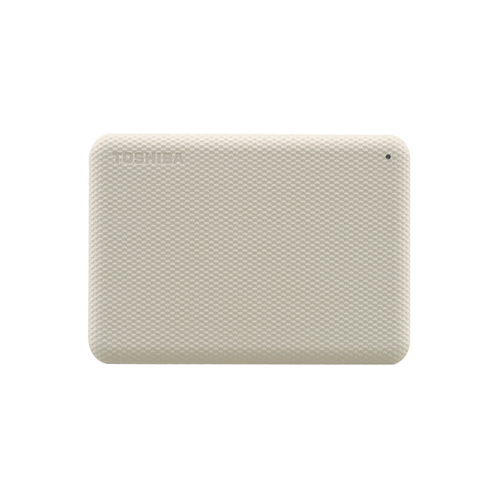 TOSHIBA PORTABLE HDD (ฮาร์ดดิสพกพา) CANVIO ADVANCE 1TB USB 3.2 GEN 1 (WHITE) (HDTCA10AW3AA) W. 3 Y.