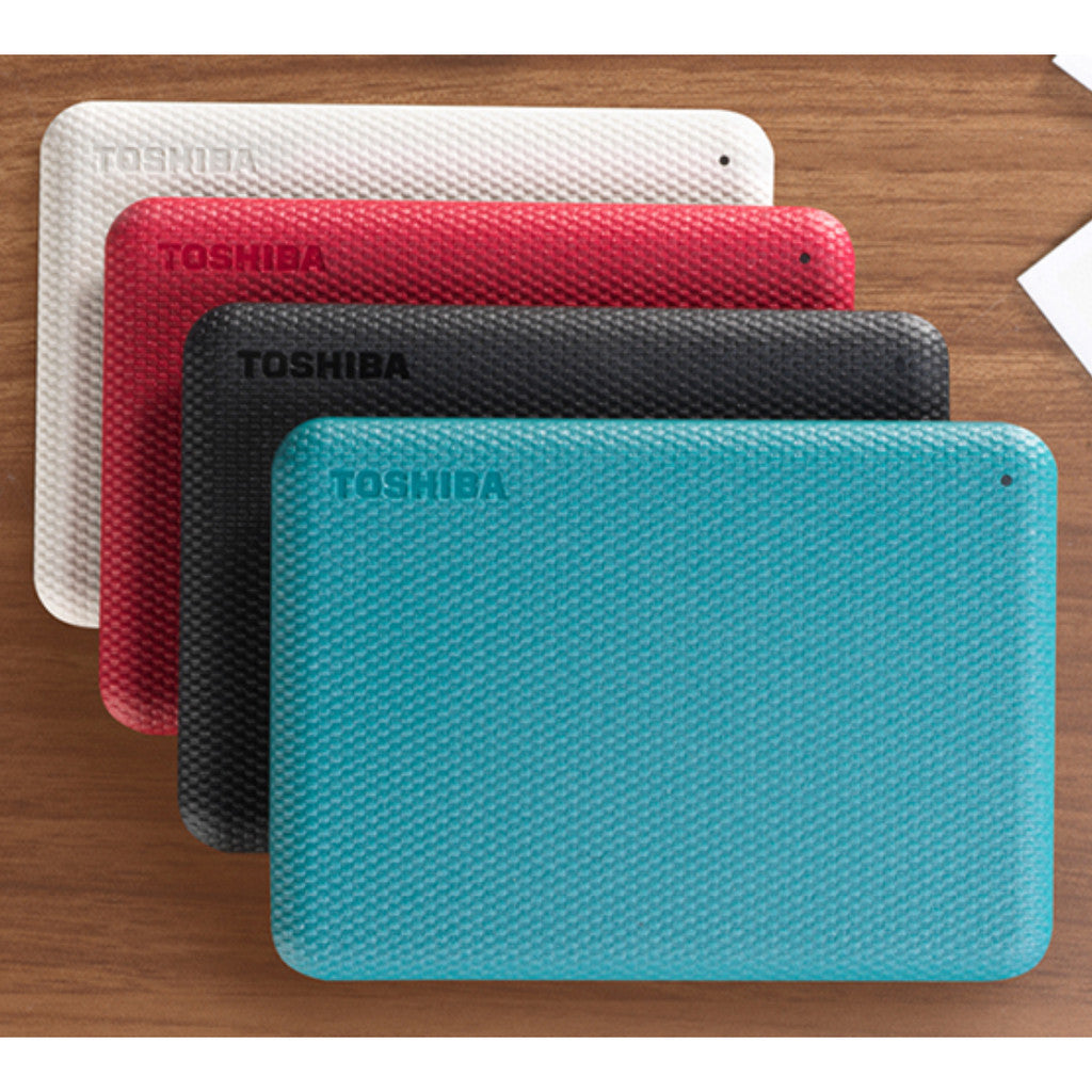 TOSHIBA PORTABLE HDD (ฮาร์ดดิสพกพา) CANVIO ADVANCE 1TB USB 3.2 GEN 1 (GREEN) (HDTCA10AG3AA) W. 3 Y.