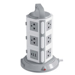 BLL B83 BK/GY ปลั๊กไฟทาวเวอร์ 11ช่อง 3สวติซ์ 2USB 1TC