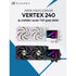 ชุดน้ำระบบปิด Einarex VERTEX 240 / VERTEX 360 ARGB Liquid Cooler รับประกัน 3 ปี