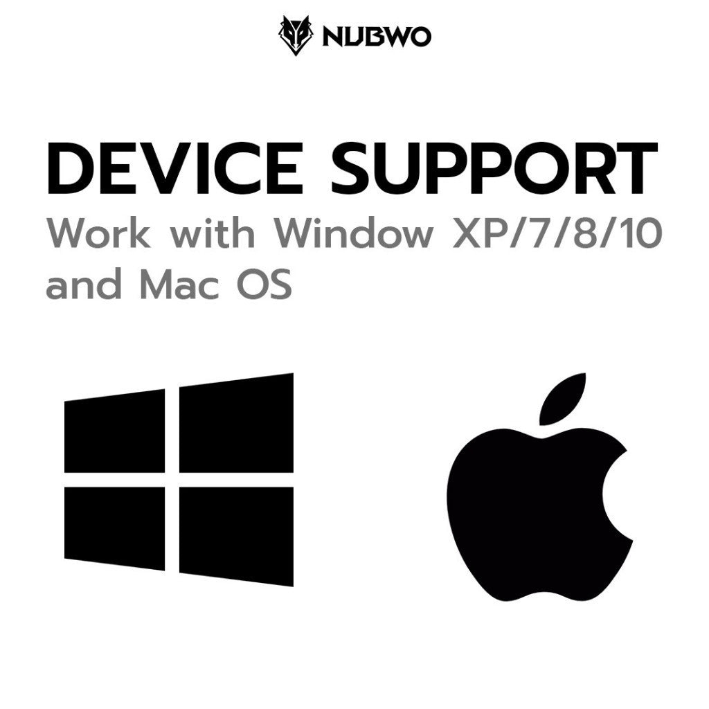 NUBWO NKM-625 WIRELESS KEYBOARD & MOUSE COMBO SET คีย์บอร์ดและเมาส์ไร้สาย