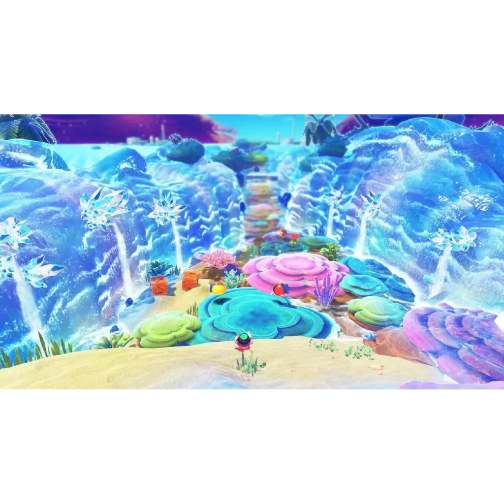 Nintendo Switch 2 : Kirby and the Forgotten Land + Star-Crossed World แผ่นเกมมือหนึ่ง