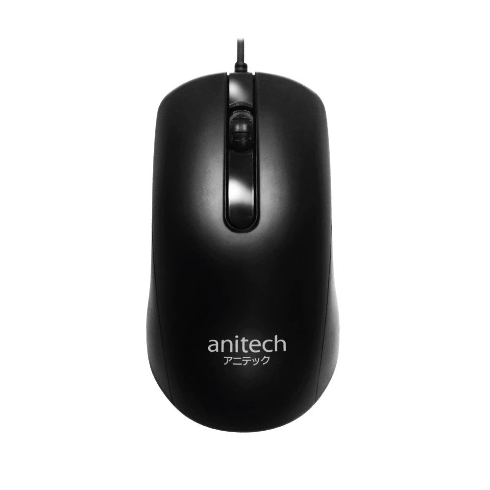 ANITECH MOUSE A545 BLACK เมาส์มีสาย WIRED MOUSE รับประกัน 2 ปี
