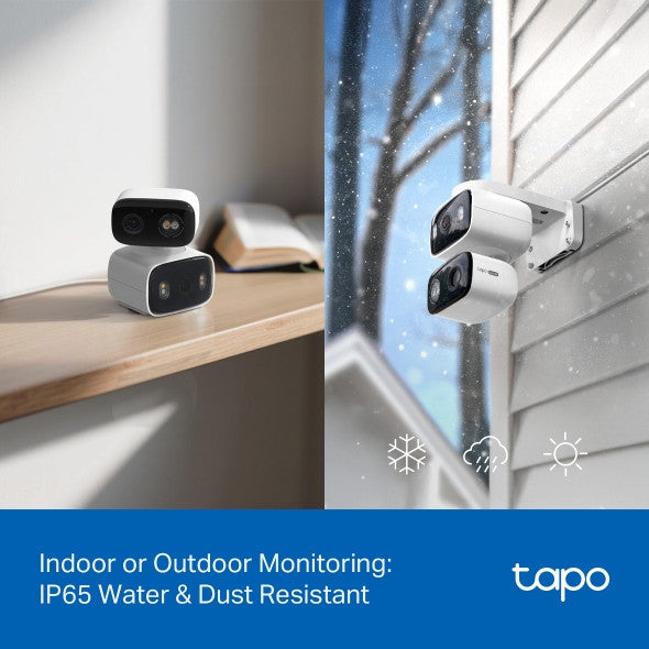 Tapo C246D 6MP Indoor/Outdoor Dual Lens Pan/Tilt Security Camera